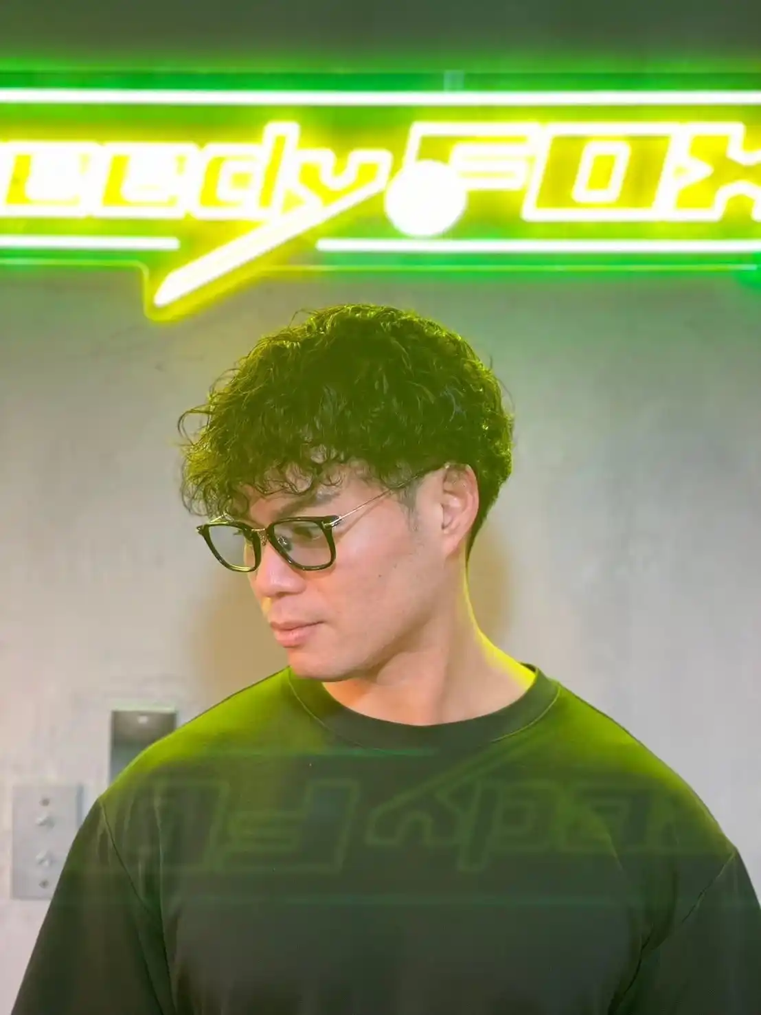 フェードカット＋スパイラルパーマ